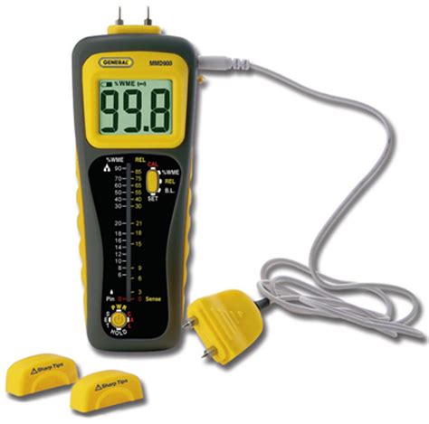 custom general mmd900 pin pinless deep sensing moisture meter|general tools mmd 900.